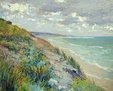 Falaises en Bord de Mer à Trouville (Gustave Caillebotte) - Muzeo.com