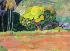 Fatata te Moua (Au pied de la montagne) (Paul Gauguin) - Muzeo.com