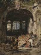 Fête dans un palais à Naples (Félix Ziem) - Muzeo.com