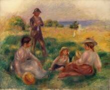 Fête à la campagne à Berneval (Auguste Renoir) - Muzeo.com