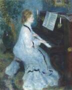 Femme au piano (Auguste Renoir) - Muzeo.com