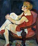 Femme avec des bas blancs (Suzanne Valadon) - Muzeo.com