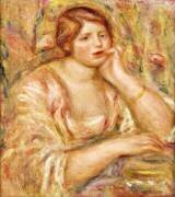 Femme avec la main sur son visage (Auguste Renoir) - Muzeo.com