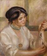 Femme avec un collier (Auguste Renoir) - Muzeo.com