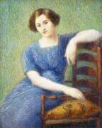 Femme avec une chaise (Hippolyte Petitjean) - Muzeo.com
