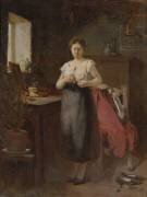 Femme dans un intérieur (Eugène Carrière) - Muzeo.com