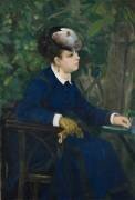 Femme dans un jardin (Auguste Renoir) - Muzeo.com