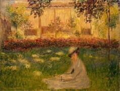 Femme dans un jardin (Claude Monet) - Muzeo.com