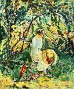 Femme dans un jardin (Alfred Henry Maurer) - Muzeo.com