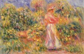 Femme dans un paysage (Auguste Renoir) - Muzeo.com