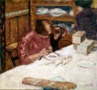 Femme d'intérieur occupée à des tâches domestiques (Pierre Bonnard) - Muzeo.com