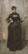 Femme à la rose (Charlotte Louise Burckhardt) (John Singer Sargent) - Muzeo.com