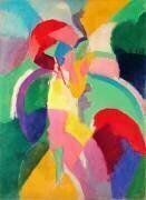Femme à l'Ombrelle ou La Parisienne (Robert Delaunay) - Muzeo.com