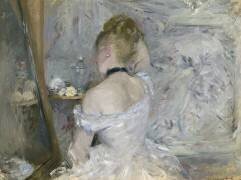 Femme à sa Toilette (Berthe Morisot) - Muzeo.com