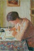 Femme écrivant (Pierre Bonnard) - Muzeo.com