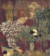 Femme en robe rayée (Edouard Vuillard) - Muzeo.com