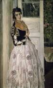 Femme espagnole sur le balcon (Alexandre Golovine) - Muzeo.com