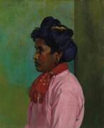 Femme noire avec chemisier rose (Félix Vallotton) - Muzeo.com