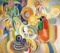 Femme Portugaise (Robert Delaunay) - Muzeo.com