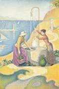 Femmes au puits, ou Jeunes Provençales au puits (Paul Signac) - Muzeo.com