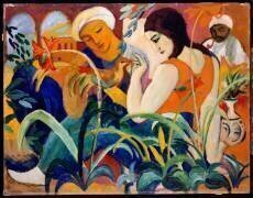 Femmes de l'Est (Odalisque) (August Macke) - Muzeo.com