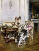 Femmes élégantes dans un intérieur (Giovanni Boldini) - Muzeo.com