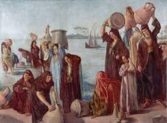 Femmes puisant de l'eau au bord du Nil (Emile Bernard) - Muzeo.com