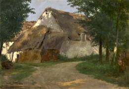 Ferme à l'entrée du bois (Rosa Bonheur) - Muzeo.com