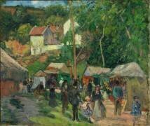 Festival à l'Hermitage (Camille Pissarro) - Muzeo.com