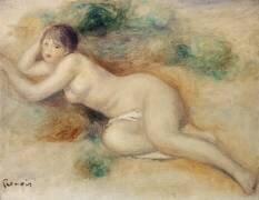 Figure nue d'une fille (Auguste Renoir) - Muzeo.com