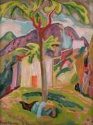 Figure reposant sous un Arbre, Saint-Agnès (Roger Fry) - Muzeo.com