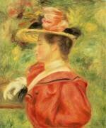 Fille avec un gant (Auguste Renoir) - Muzeo.com