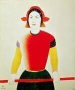 Fille avec une perche (Kazimir Malevitch) - Muzeo.com