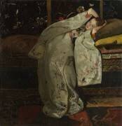 Fille dans un Kimono Blanc (George Hendrik Breitner) - Muzeo.com