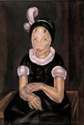 fillette en noir et rose (Maria Blanchard) - Muzeo.com