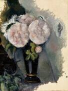 Fleurs dans un vase bleu (Paul Cézanne) - Muzeo.com