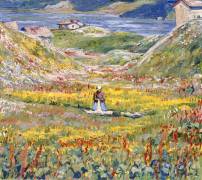 Flowering Meadows in Maloja (Giovanni Giacometti) - Muzeo.com