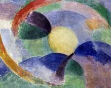 Forme Circulaire, Lune (Robert Delaunay) - Muzeo.com