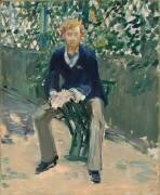 George Moore dans le jardin de l'artiste (Edouard Manet) - Muzeo.com