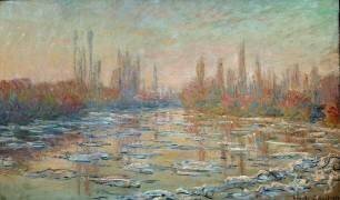 Glace ou débâcle sur la seine (Claude Monet) - Muzeo.com