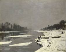 Glaçons sur la Seine à Bougival (Claude Monet) - Muzeo.com