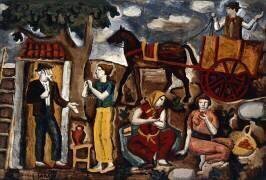 Gypsies (Joaquin Torres-Garcia) - Muzeo.com