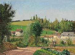 Hameau près de Pontoise (Camille Pissarro) - Muzeo.com