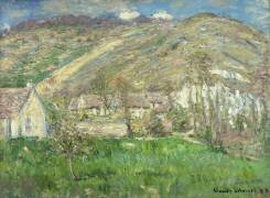 Hamlet dans les falaises près de Giverny (Claude Monet) - Muzeo.com