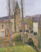 Heure de la messe à Labastide du Vert (Henri Martin) - Muzeo.com