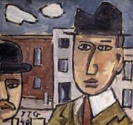 Homme avec un chapeau (Joaquin Torres-Garcia) - Muzeo.com