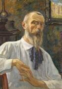 Homme à la chemise bleue, portrait de l'artiste (George-Daniel de Monfreid) - Muzeo.com