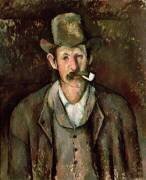 Homme à la pipe (Paul Cézanne) - Muzeo.com