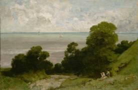 Honfleur ou l'Embouchure de la Seine (Gustave Courbet) - Muzeo.com