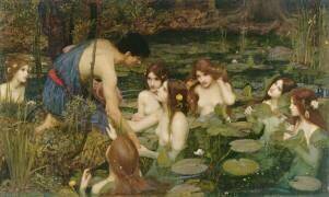Hylas et les Nymphes (John William Waterhouse) - Muzeo.com